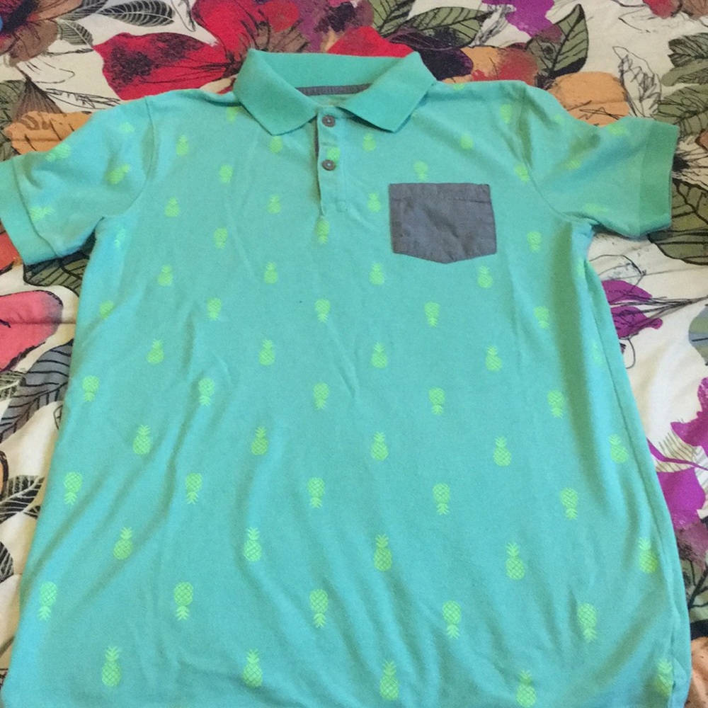 Shirt turquoise